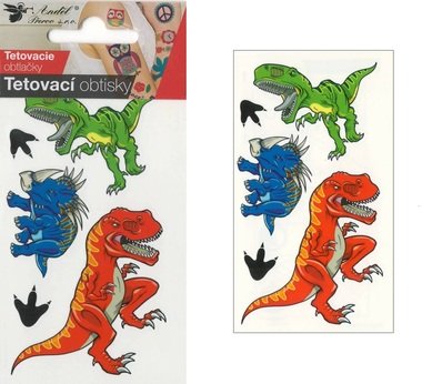 Tattoo Stickers 10,5x6 cm - Big Dinos