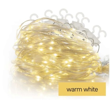 Curtain lighting 2.9 x 2 m, 400 LEDs, warm white