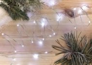 11282 Osvětlen&iacute; nano stř&iacute;brn&eacute; 1,9m - 20 LED studen&aacute; b&iacute;l&aacute; + časovač-6