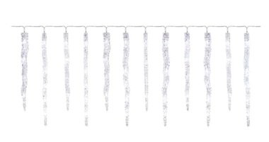 Icicles 12 pcs light chain 3.6 m, 60 LEDs cold white