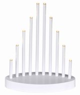 10LED CANDLE STAND WHITE WW