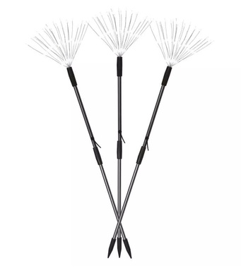 Glowing branch stakes, cool white, 180 LEDs + timer