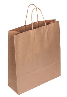 Kraft bag M 18 x 23 x 10 cm