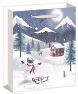 12570 Ta&scaron;ka d&aacute;rkov&aacute; zimn&iacute; krajina s glitrem L+ 30 x 42 x 12 cm-2