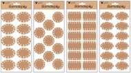 Write-on Stickers 28x14 cm, Cork