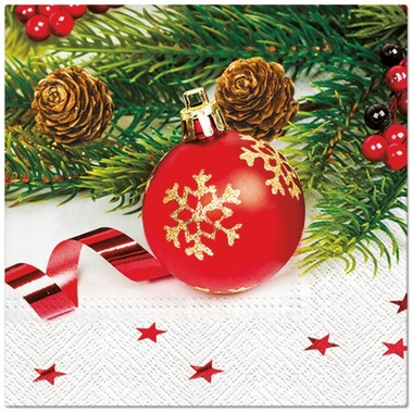 Paper Napkins 3-ply, 33 x 33 cm, 20 pcs