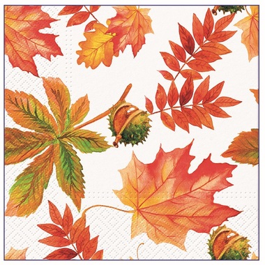 Paper Napkins Autumn 3-ply, 33 x 33 cm, 20 pcs