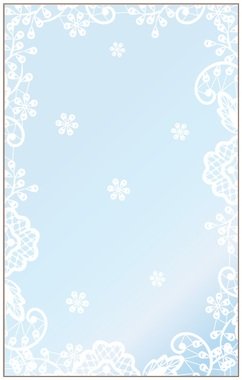 Transparent Gift Bag 25x40 cm, w/Lace