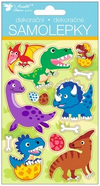 Stickers Dino 15 x 10 cm 