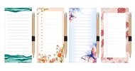 Magnetic notepad 7 × 14 cm, 80 sheets, with pencil
