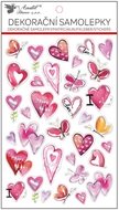 Glitter Stickers - Heart 14.5 x 25 cm