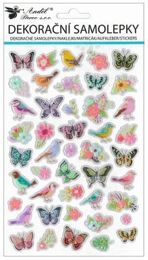 Stickers Butterflies and Birds 14.5 x 25 cm