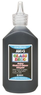 Glass Deco Liner 40 ml black