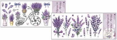 Decals for Smooth Surfaces Lavender 21 x 41 cm