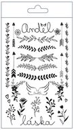  Tattoo Stickers 8,5 x 13 cm, Love/Angel 
