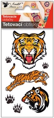 Color Tattoo Tiger 10,5 x 6 cm 