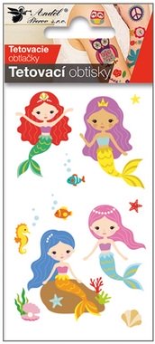 Color Tattoo  Mermaids 10,5 x 6 cm 