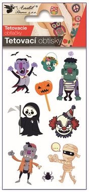 Tattoo Stickers Ghosts 10.5 x 6 cm