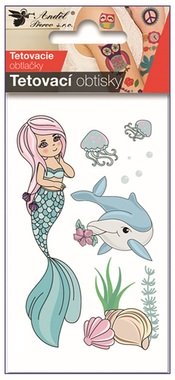 Tattoo Stickers Mermaid 10.5 x 6 cm
