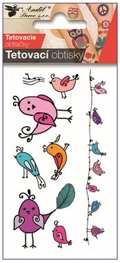 Tattoo Stickers Birds 10.5 x 6 cm