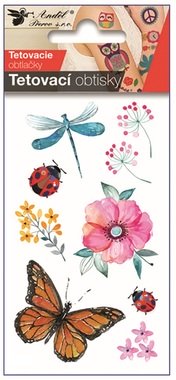 Tattoo Stickers Meadow 10.5 x 6 cm