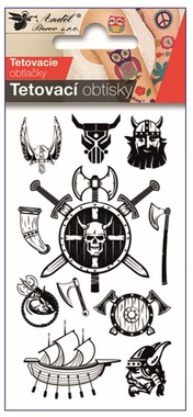 Tattoo Stickers Pirates 10.5 x 6 cm