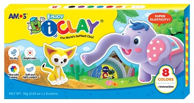 I-Clay Modelling Clay 8 cups, 18 g each