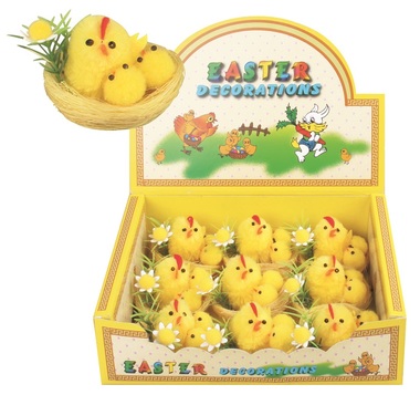 Easter Chickens 5.5 cm, 9 pcs