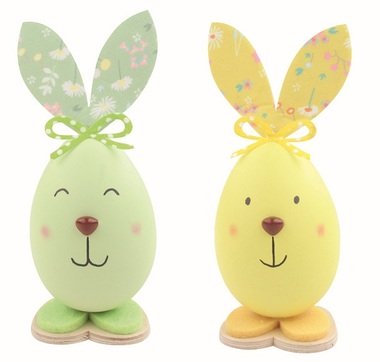 Easter happy Egg Bunny 5 x 11.5 x 5 cm for standing