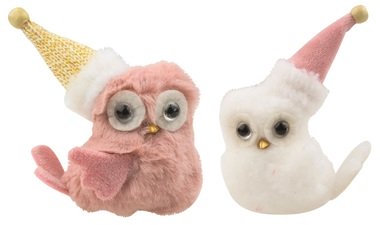 Owl 10 cm, on Clip