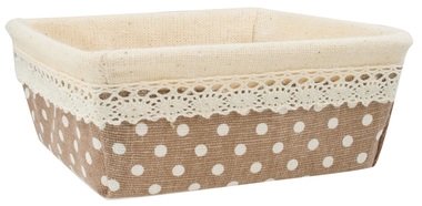 Fabric Basket 18,5 x 18,5 x 7 cm
