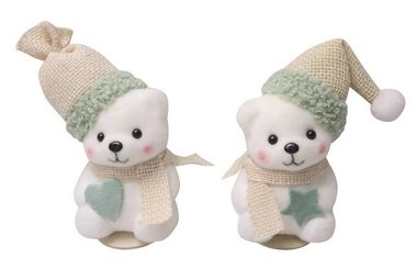 Decorative Bear from Polystyrene 6 x 12 x 6 cm