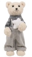 Bear for standing 17 x 36 x 16 cm, Gray