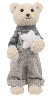 Bear for standing 17 x 36 x 16 cm, Gray