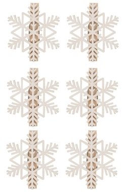 Flakes on Peg o 6 cm, 6 pcs Bag
