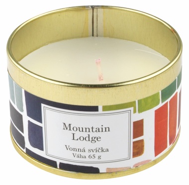 Scented Candle – Mountain Lodge, 65 g in a Tin Box, o 7 x 4 cm