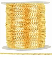 1911 Dekorační nit 20 m, zlatá-1
