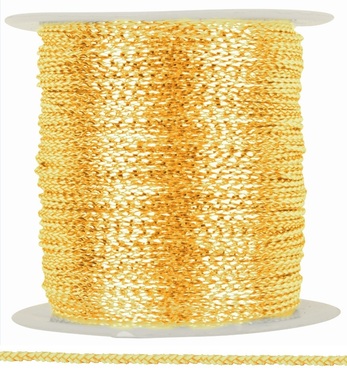 String for Decoration, 20 m, Golden