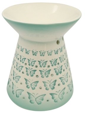 Porcelain Aroma Lamp 10,5 x 13 cm w/Butterflies