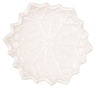 19611 Dekorace vločka z keramiky 15 x 3 x 15 cm-1