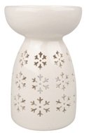 19636 Aromalampa vločky porcel&aacute;nov&aacute; 9 x 14 x 9 cm-1
