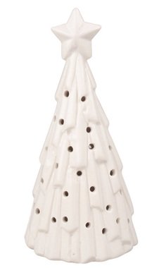 Porcelain Winter Tree with LED 8 x 16.5 x 6 cm