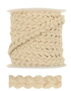 Decoration Lace String, 2 m, Beige