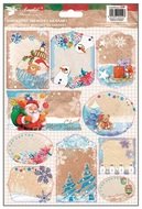 219 Samolepic&iacute; jmenovky na d&aacute;rky 17 x 25,5 cm př&iacute;rodn&iacute; kraft pap&iacute;r, 10 ks-5
