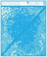 Decorative Window Cling – Frosty Flowers