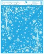 Decorative Window Cling – Frosty Ornament