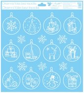 Decorative Window Cling – Christmas Balls