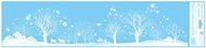 Decorative Window Cling – Winter Landscape with Deer