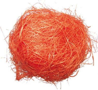 Decoration Sisal orange 30 g