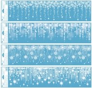 242 Okenn&iacute; f&oacute;lie pruh 64 x 15 cm, padaj&iacute;c&iacute; z&aacute;ře s glitry-1